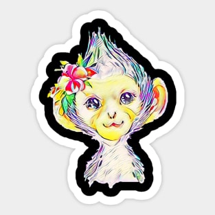 Monkey Sticker